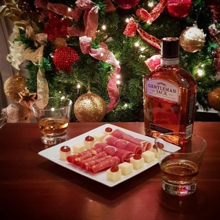 Bourbon with Prosciutto